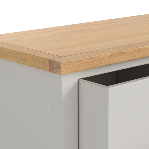 Langdale Grey 3 Over 4 Chest of Drawers | Fully Assembled